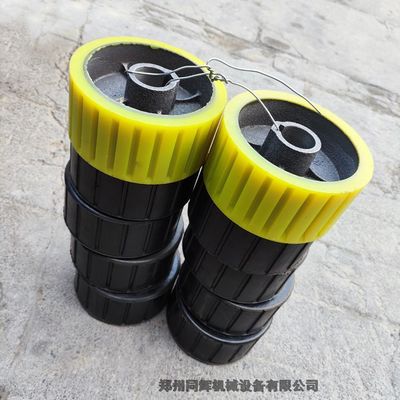 攪拌機(jī)專用黃色聚氨酯包膠滾托輪 規(guī)格、特性與應(yīng)用解析