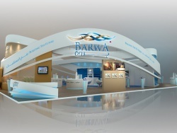 Barwa 2015展臺設(shè)計賞析 東方設(shè)界資源整合平臺的專業(yè)呈現(xiàn)