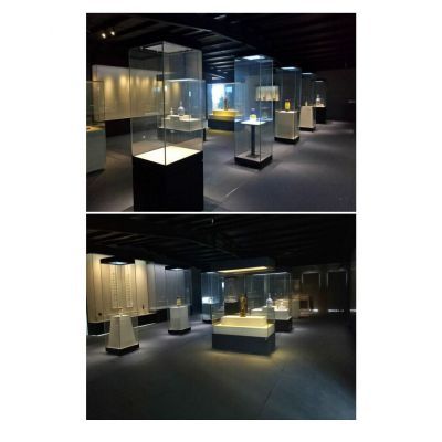 深圳華信博物館展示柜制作工廠(chǎng) 專(zhuān)業(yè)定制四面玻璃展柜，提升展覽展示服務(wù)品質(zhì)